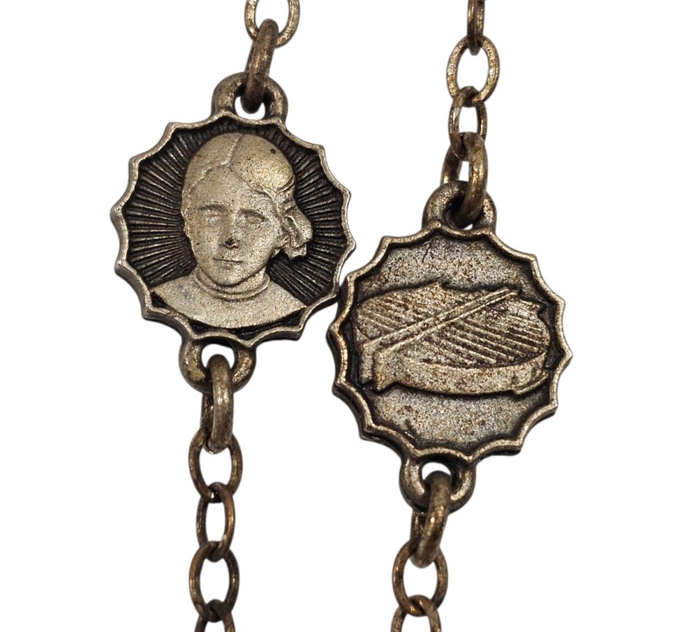 2007 Catholic Rosary Fatima 90th Anniversary w/ Blue Glass Beads