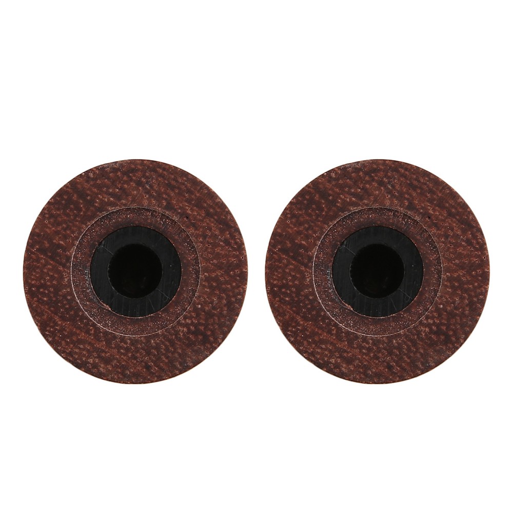 KAISH 4pcs Bubinga Wooden Knobs Guitar Bass Bell Knobs Top Hat Knob w/ Indicator