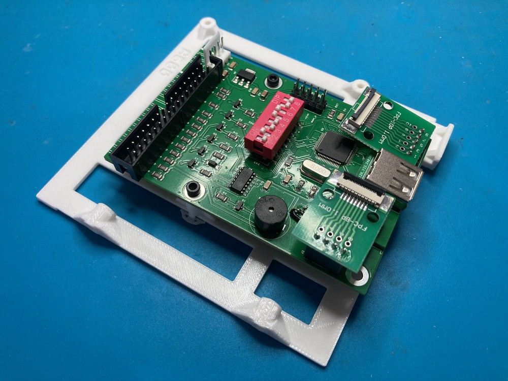 Amiga 600 Gotek USB Floppy Drive Emulator Complete Kit - Large OLED, Bracket etc