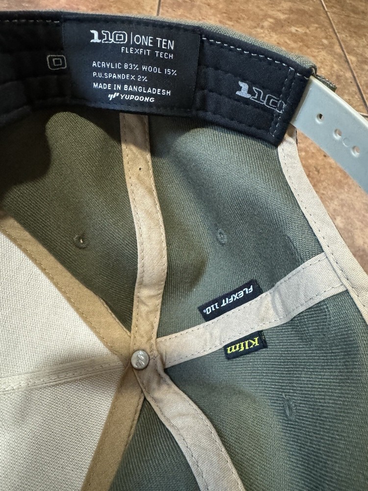 Klim Hat Cap Script Snap Back 3D Logo 110 Flex Fit Tech SnapBack