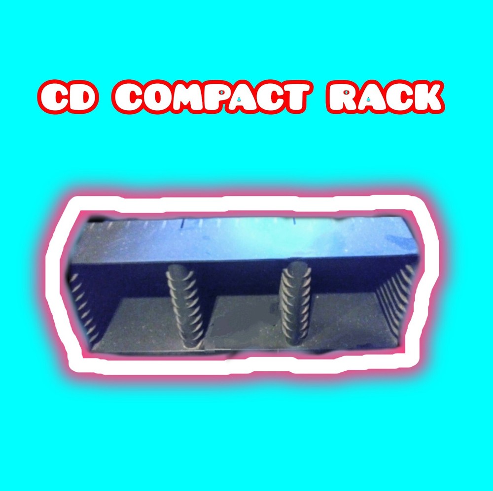 Compact CD Rack Holds 18 CD's - Durable Design - Compact Space Saving