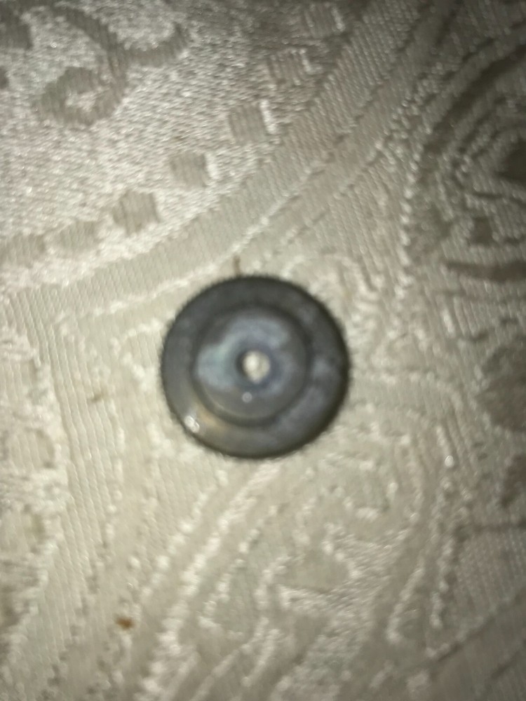 Vintage Flat Style U.S. Army Brass Lapel Pin Single Screw Back - Preowned - 1"