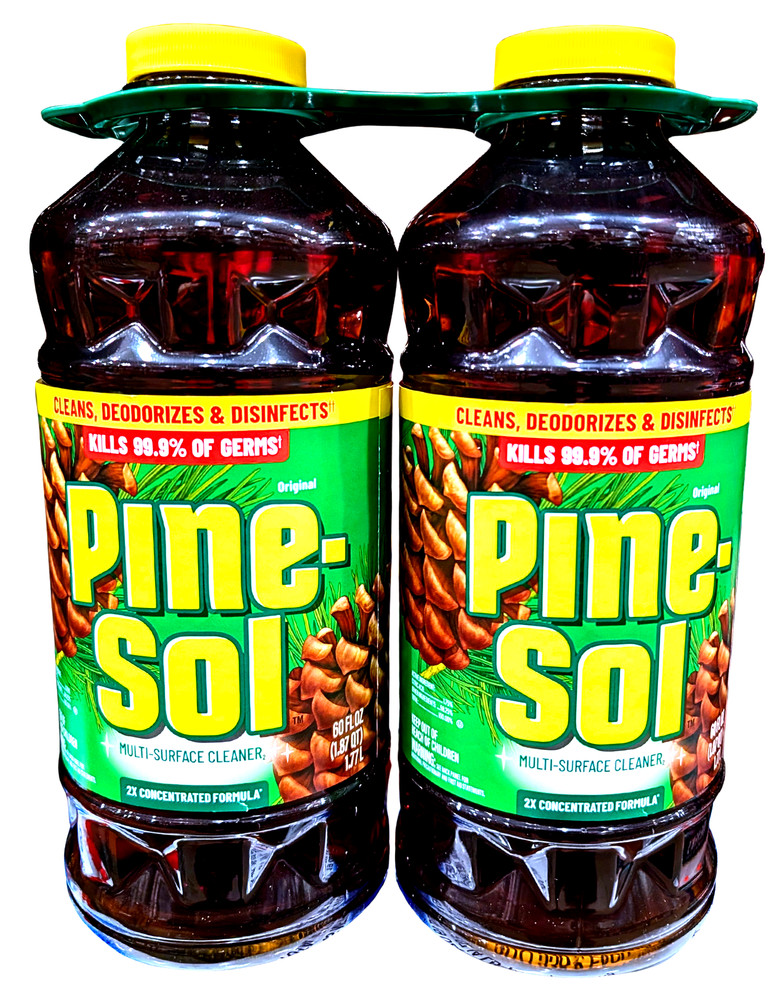 Pine-Sol Multi-Surface Cleaner 2X Concentrated Original 2 Count x 60 Fl Oz