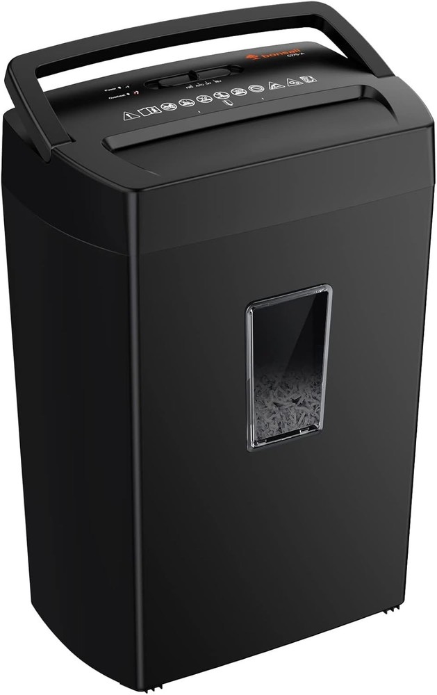 Efficient 12-Sheet Shredder for Paper, Credit Card
