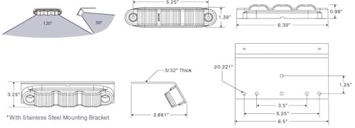 Tecniq Inc Ev Ground/Pump Panel Light - E10-W000-1