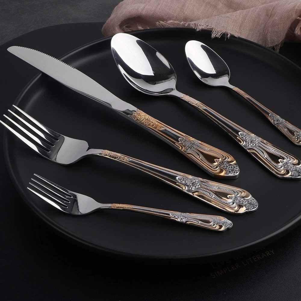 Silverware Set Limited Edition – 20 Piece Flatware Set – Cutlery Set for 4 – Sil