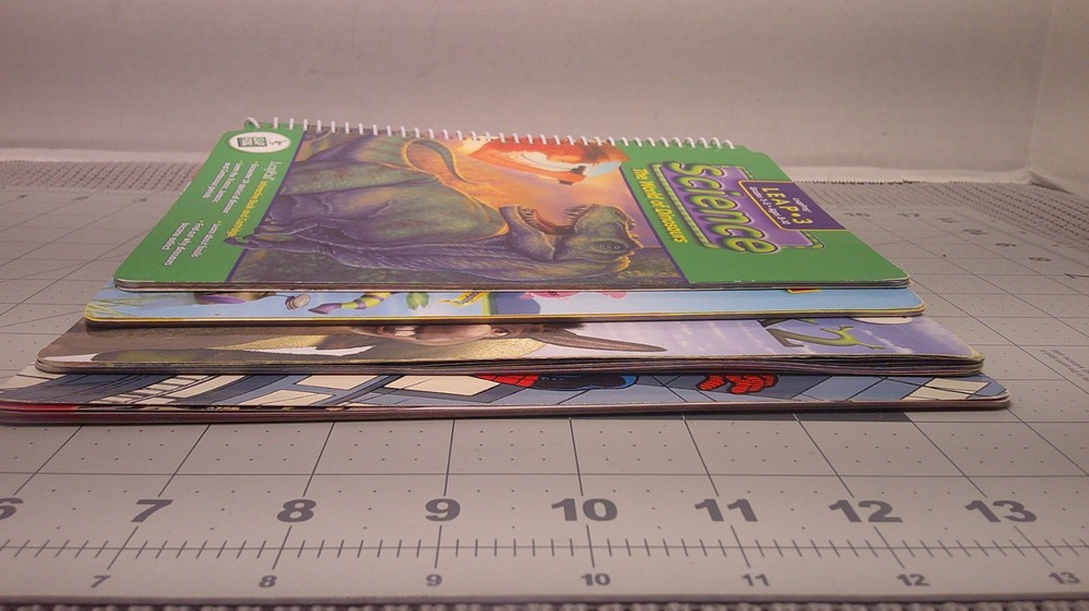 LeapPad Interactive 4 Books And Cartridges. Grade 1-3