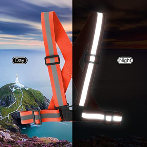 2PCS Safety Vest High Visibility Reflective Security Adjustable