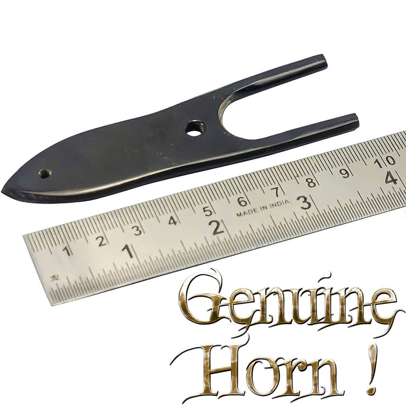 Horn Lucet Knitting Fork Braiding Tool Making Weaving Cording DIY Project Black