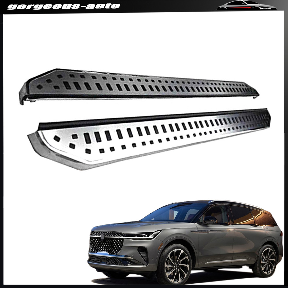Fits Lincoln Nautilus 2023 2024 Fixed Running Boards Nerf Bar Side Steps Pedals