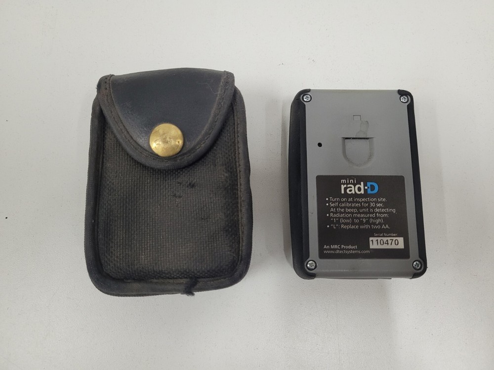 MINI RAD-D TECT MINIRAD D PERSONAL RADIATION DETECTOR
