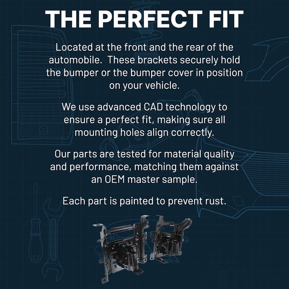 Bumper Bracket For 2007-2011 Honda CR-V Front, Driver Side