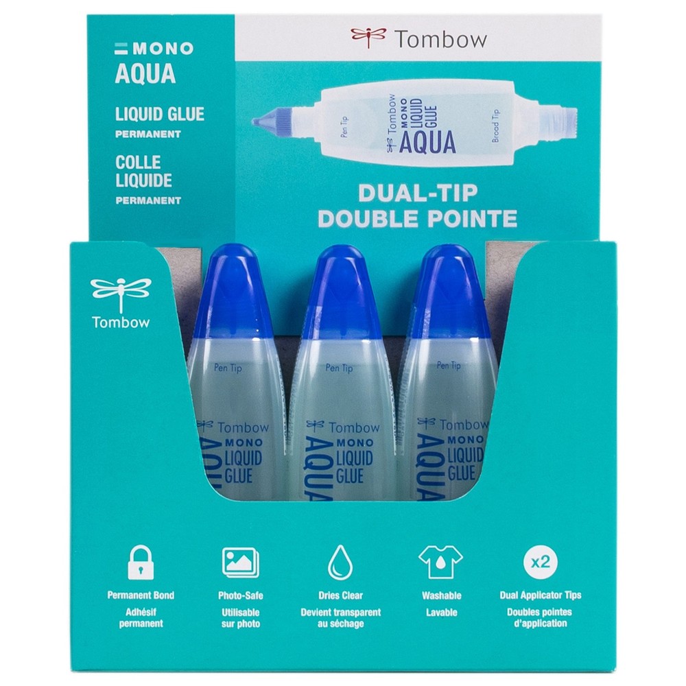 Mono Aqua Liquid Glue-1.69oz - 10 Pack