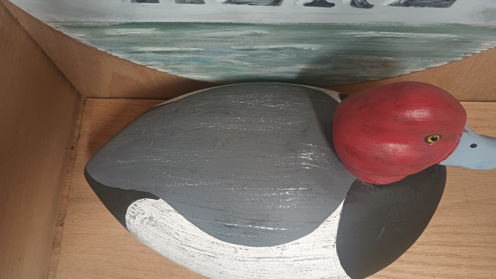 REDHEAD HAND CARVED Decoy
