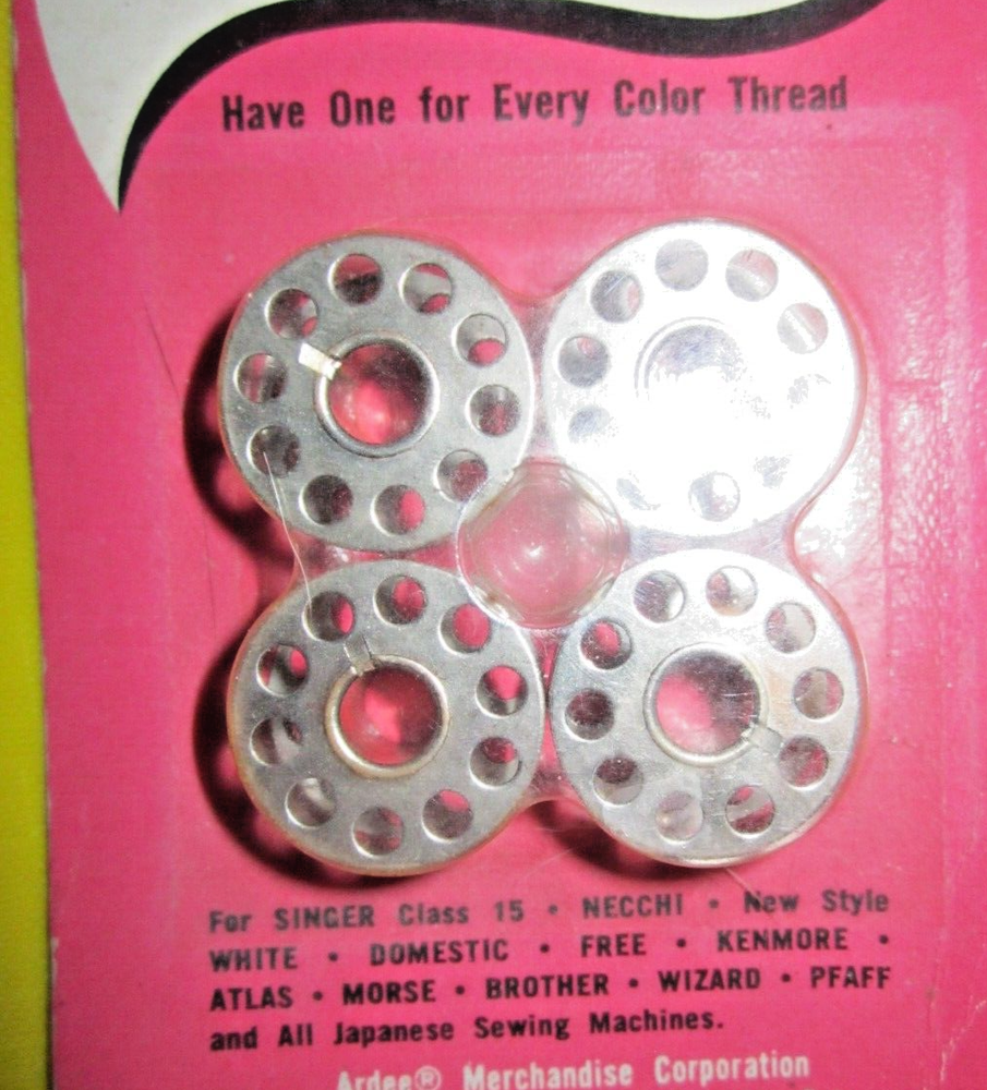 Vintage Ardee Sewing Machine Bobbins 10 hole