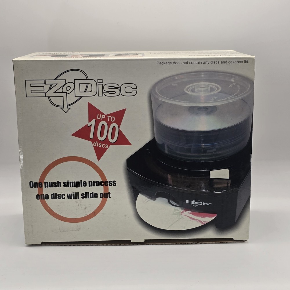 EZ Disc 100 Automatic CD/DVD Dispenser Organizer