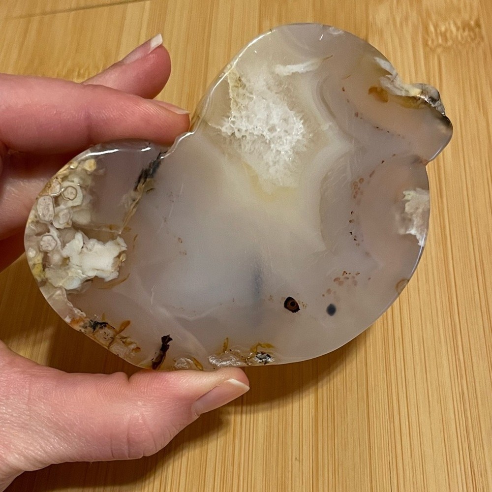 Druzy Flower Agate Duck Slab