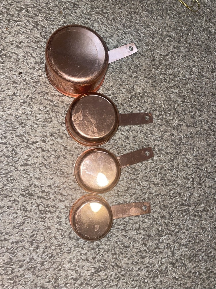 Copper Plated Stainless Measuring Cups