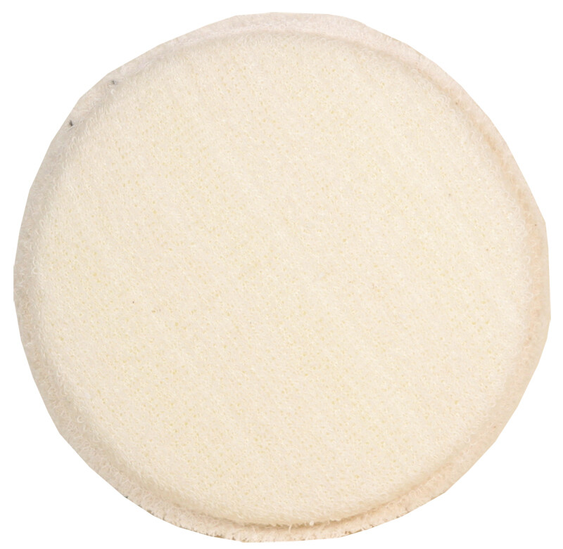 S.M. Arnold 85-521 4.5" Round Cotton/Polyester Wax Applicator - White