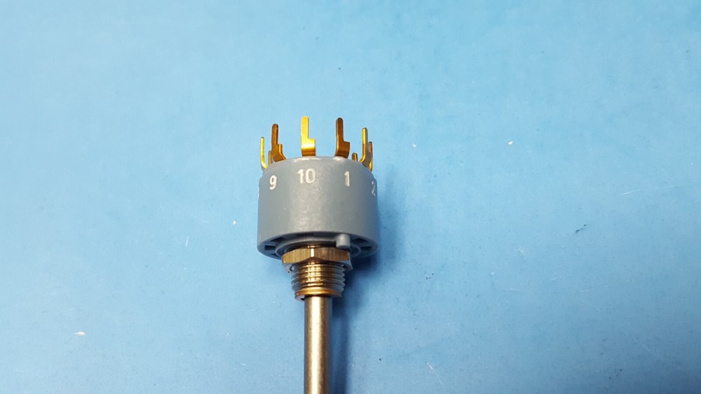 SELECTOR SWITCH, 01-1190-20, ELMA, Rotary, 10 position