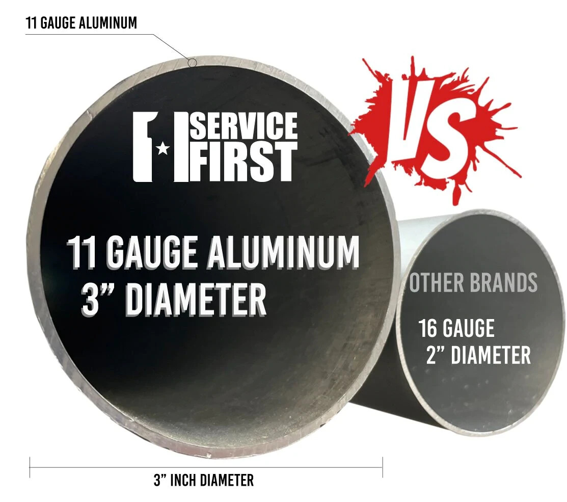 BUNDLE 20' or 25' TELESCOPING "FREEDOM EDITION" (POLE, LIGHT & FLASH COLLAR)