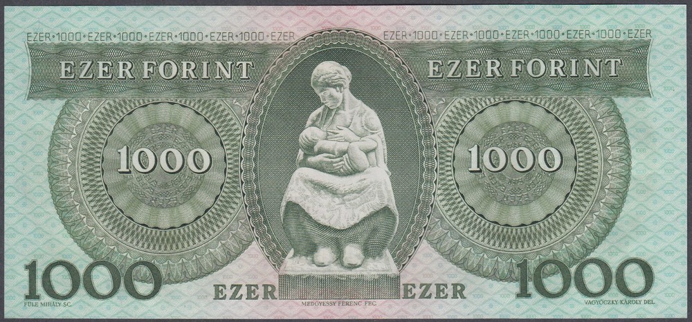 Hungary 1000 Forint 1992 UNC