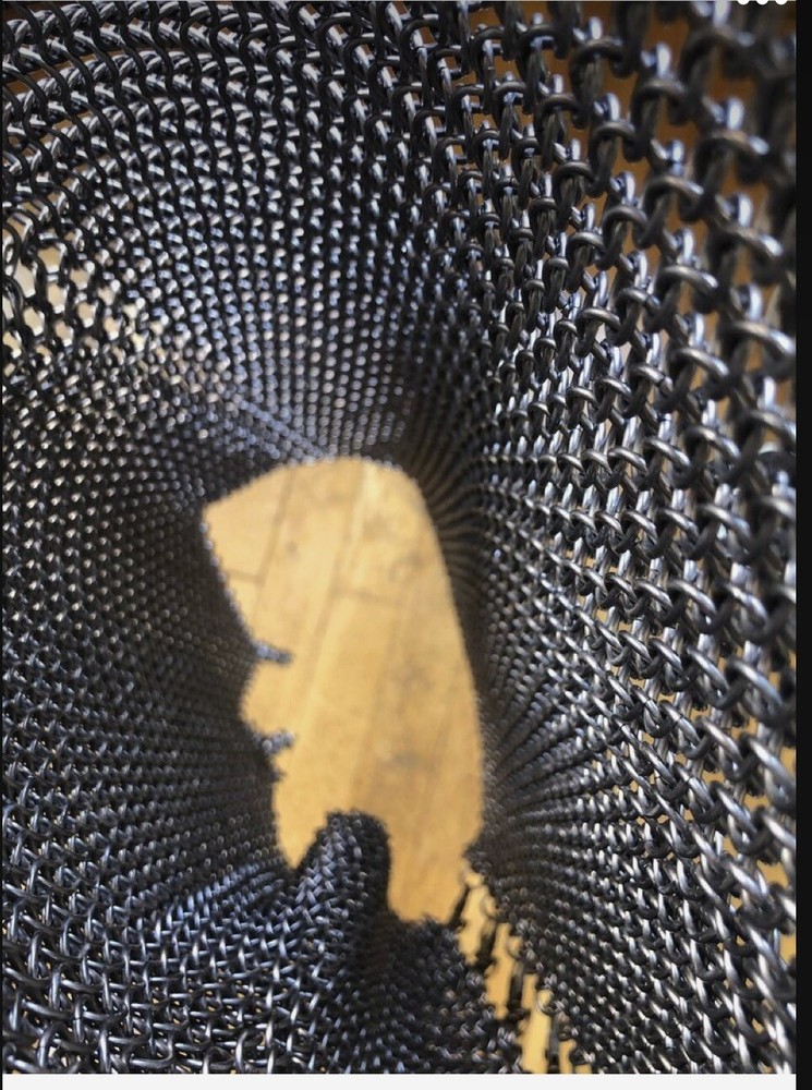 Chainmail Headpiece Metal Coif Handmade