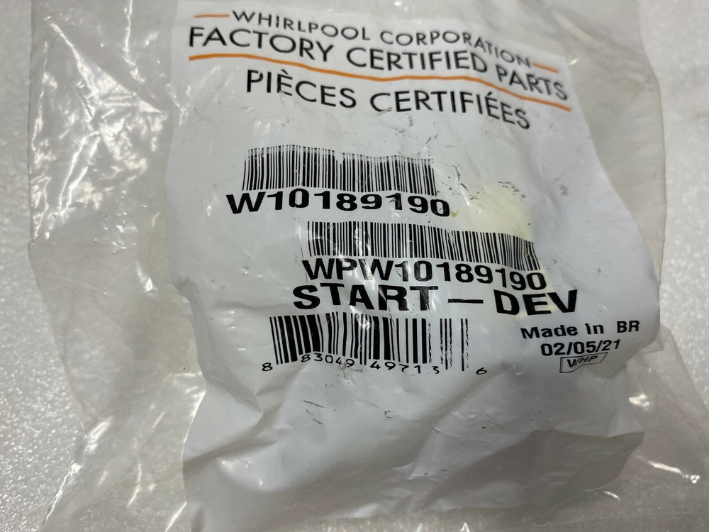 GENUINE OEM Whirlpool Start Device Assembly W10189190
