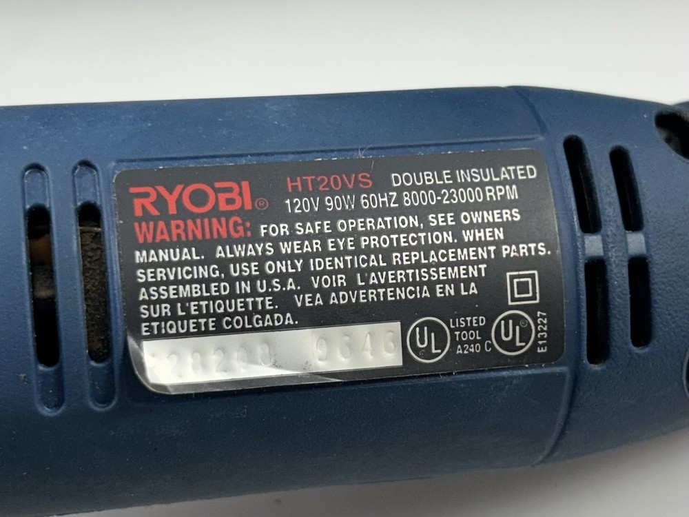Ryobi Rotary Tool Model HT20VS - Tested!