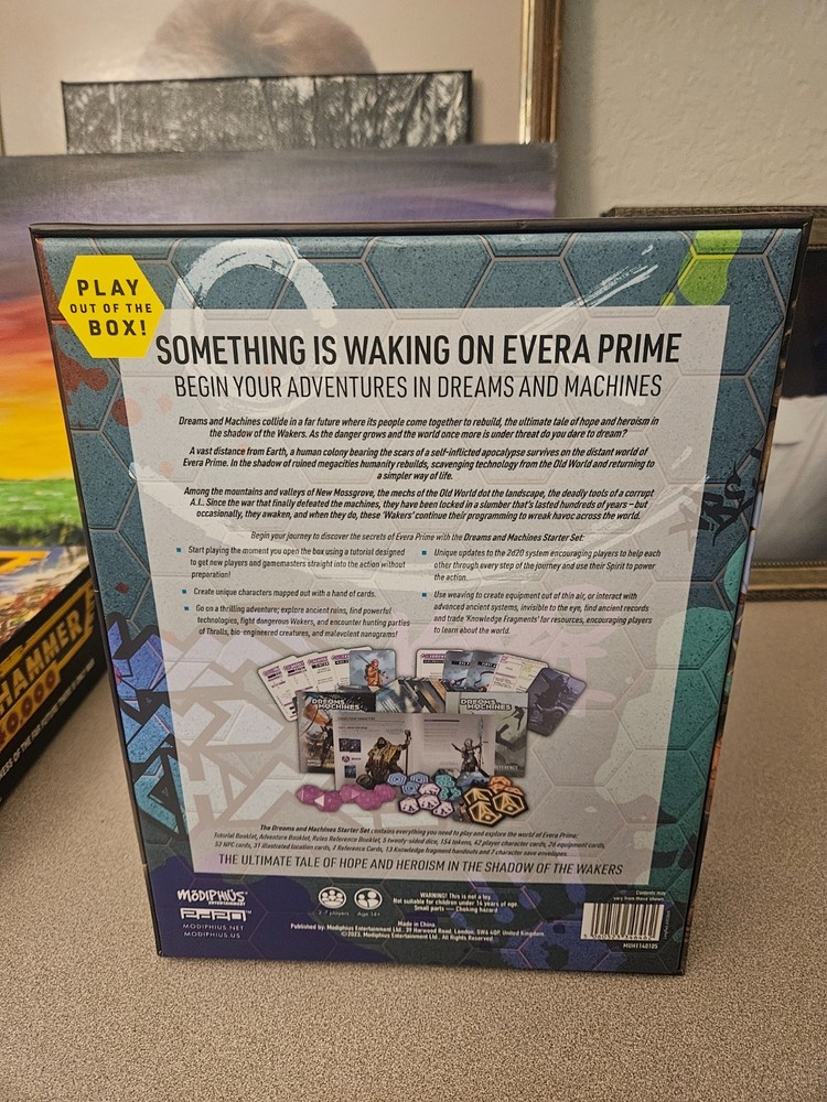 Dreams And Machines RPG Starter Set (Modiphius) New!