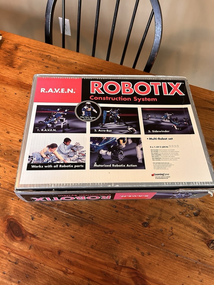 ROBOTIX R.A.V.E.N. 98720 Construction System Extremely Rare HTF 1998 Complete!