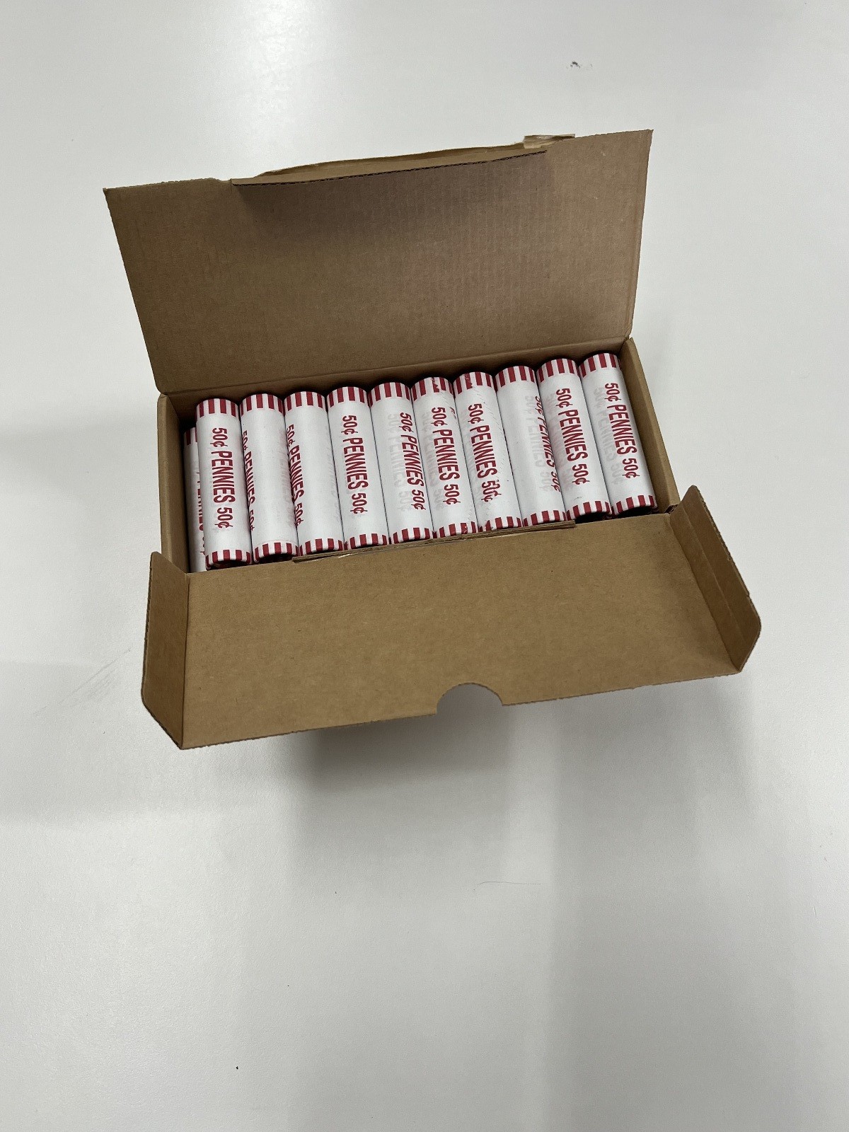 Unsearched Lincoln Penny Bank Roll Coin Hunt Find Wheat Cents & Errors!