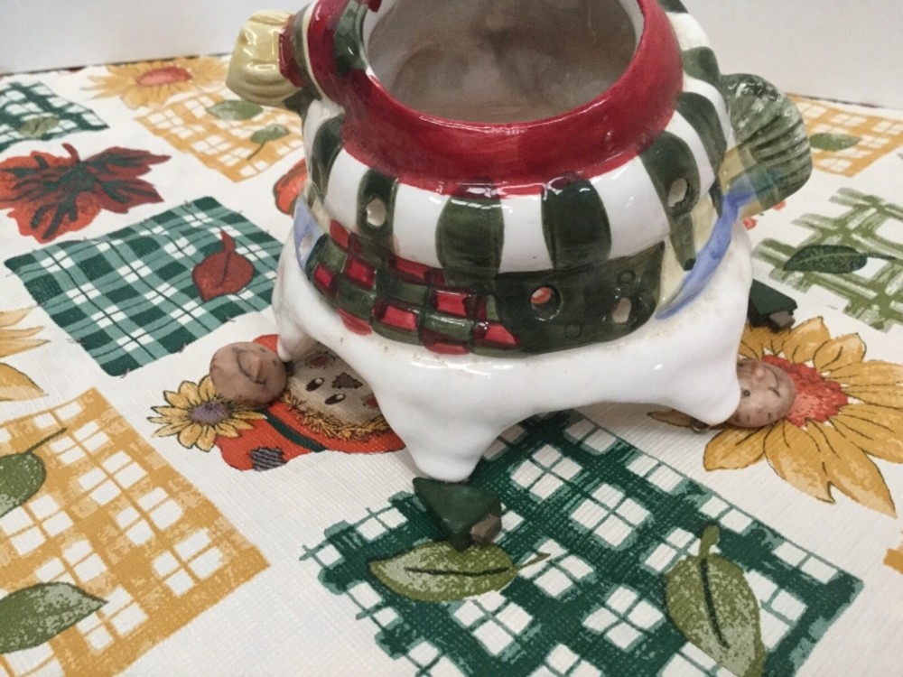 Snowman candle topper Candle Ring