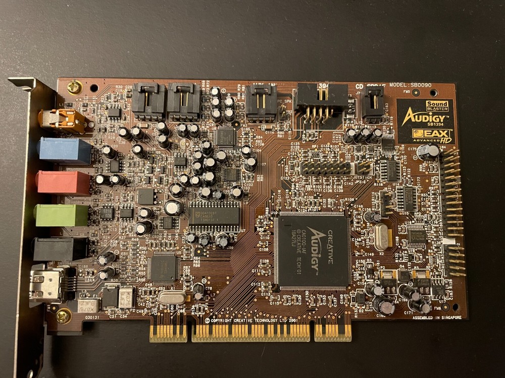 Creative Soundblaster Audigy w/ EAX + Firewire