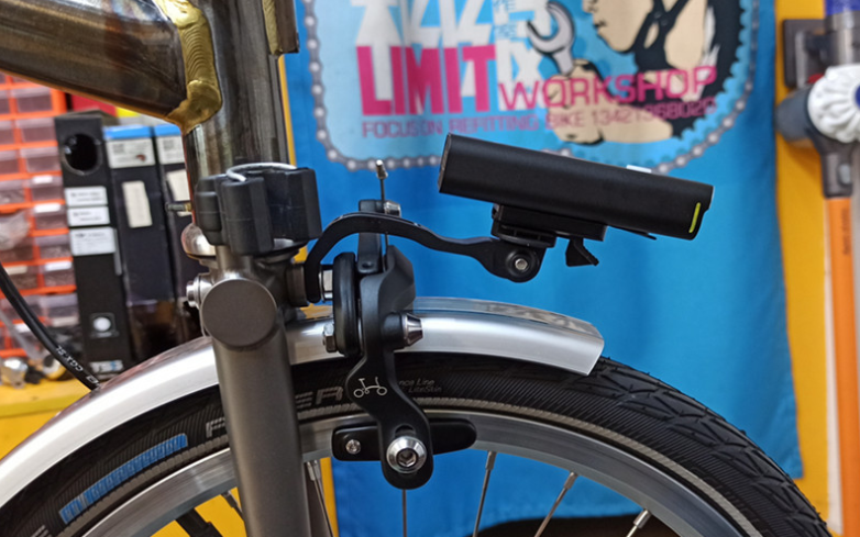 Light bracket Mount Torch / GoPro 2 3 holder junction For Brompton bike fork