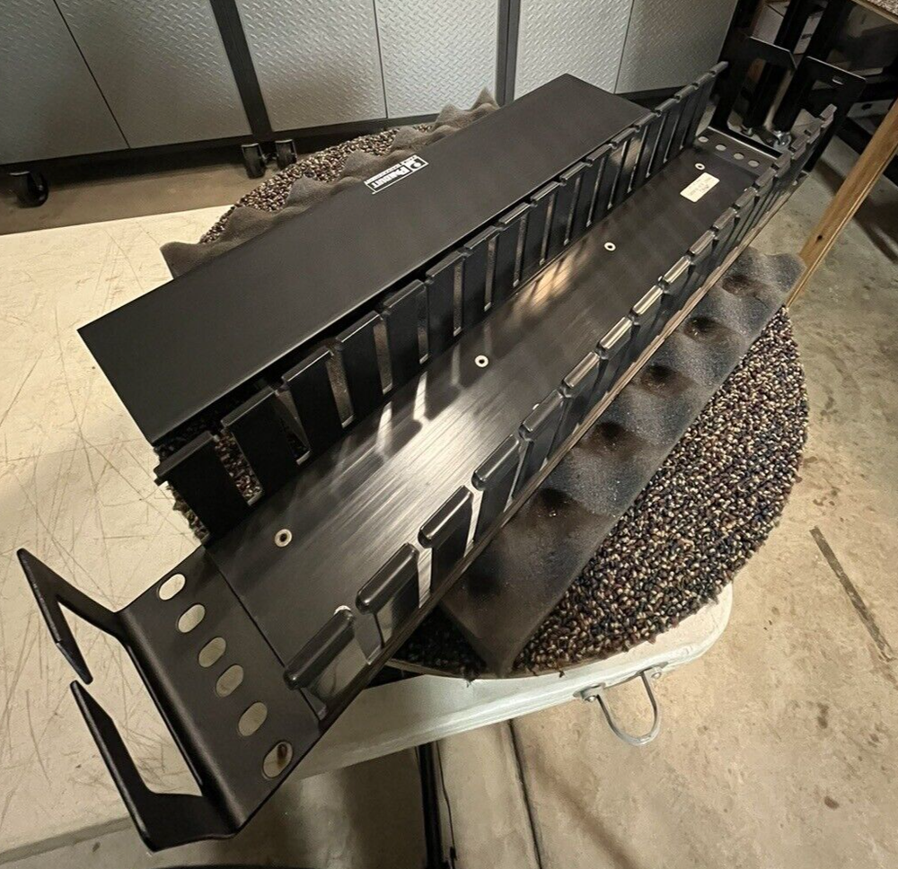(1) PANDUIT WMPHF2 Cable Management System Black Metal.