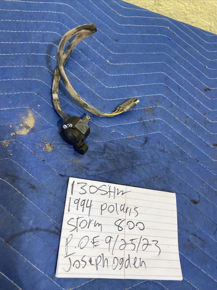 1994 Polaris Indy Storm Headlight Switch Assembly 123