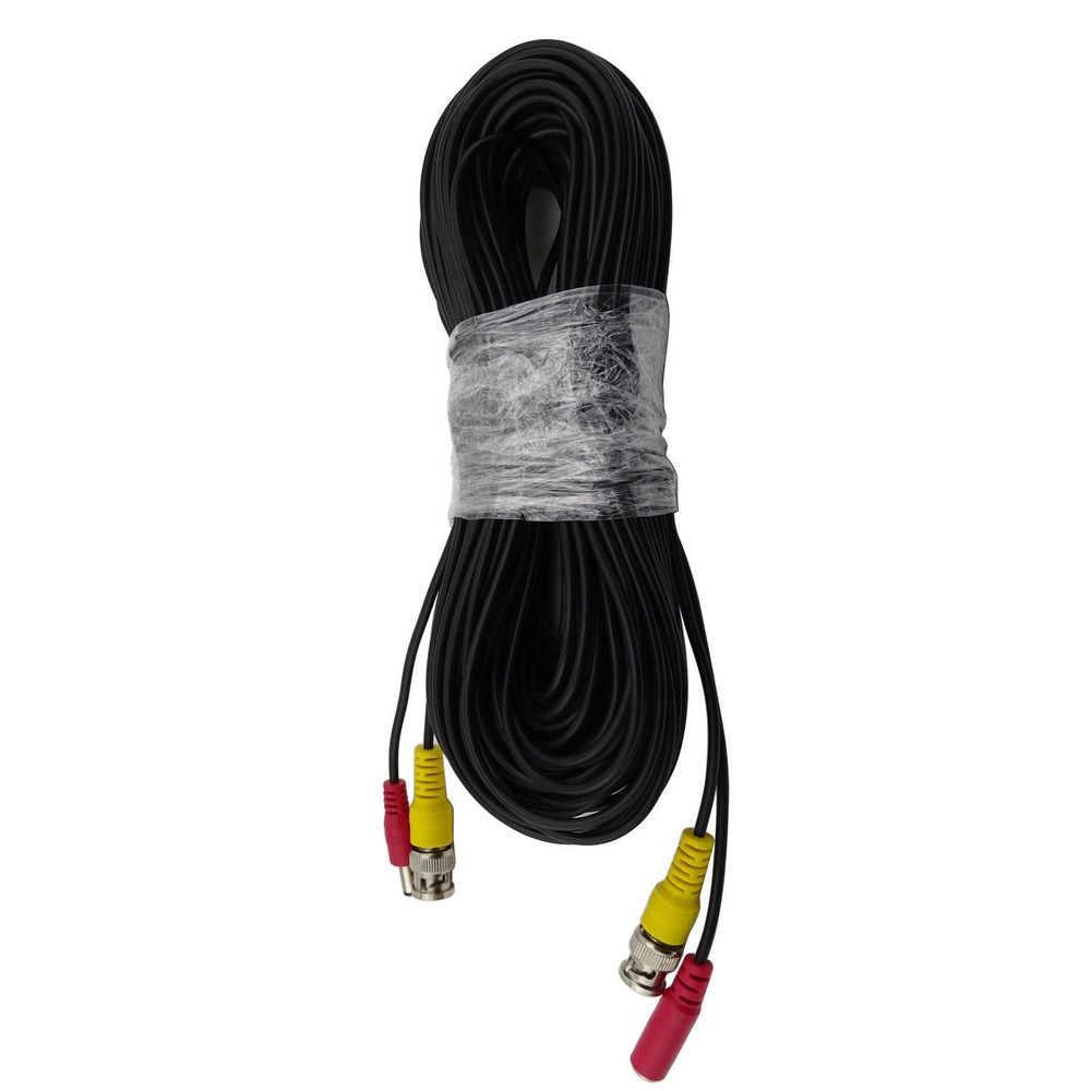 8 pack 60ft Security Camera Cable CCTV BNC RCA DVR w/ Power Supply and Splitter
