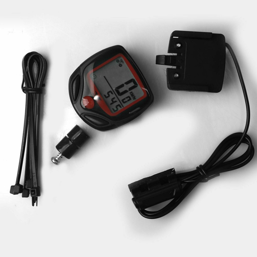 Bike Bicycle SPEEDOMETER Cycle Digital Odometer Computer MPH KMH Waterproof LCD
