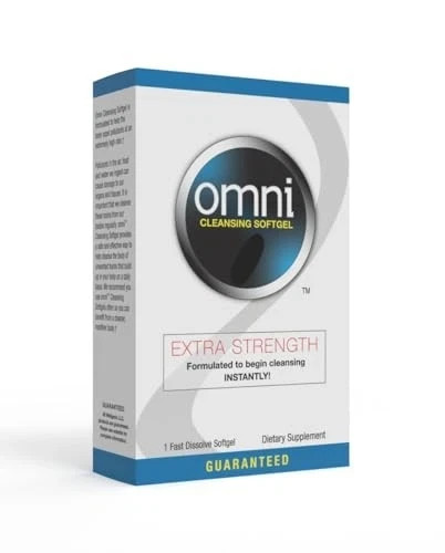 Omni Cleansing Softgel - Extra Strength Cleansing Immediately, 1 Fast Dissolve