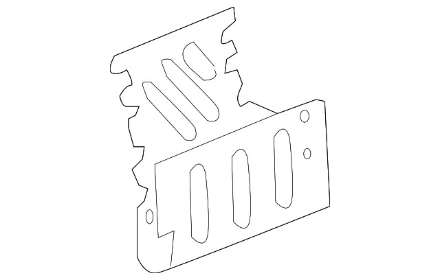 Genuine GM Driver Side Body Side Outer Panel Reinforcement 23487576