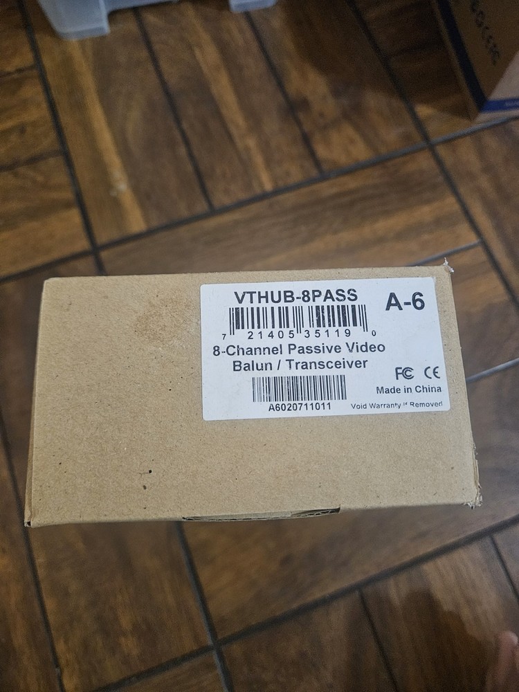 VTHUB-8PASS 8 Channel Passive Video Balun Transceiver CCTV Camera