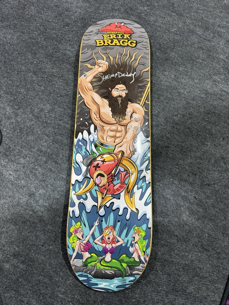 Thankyou Skateboard Deck Erik Bragg Signed