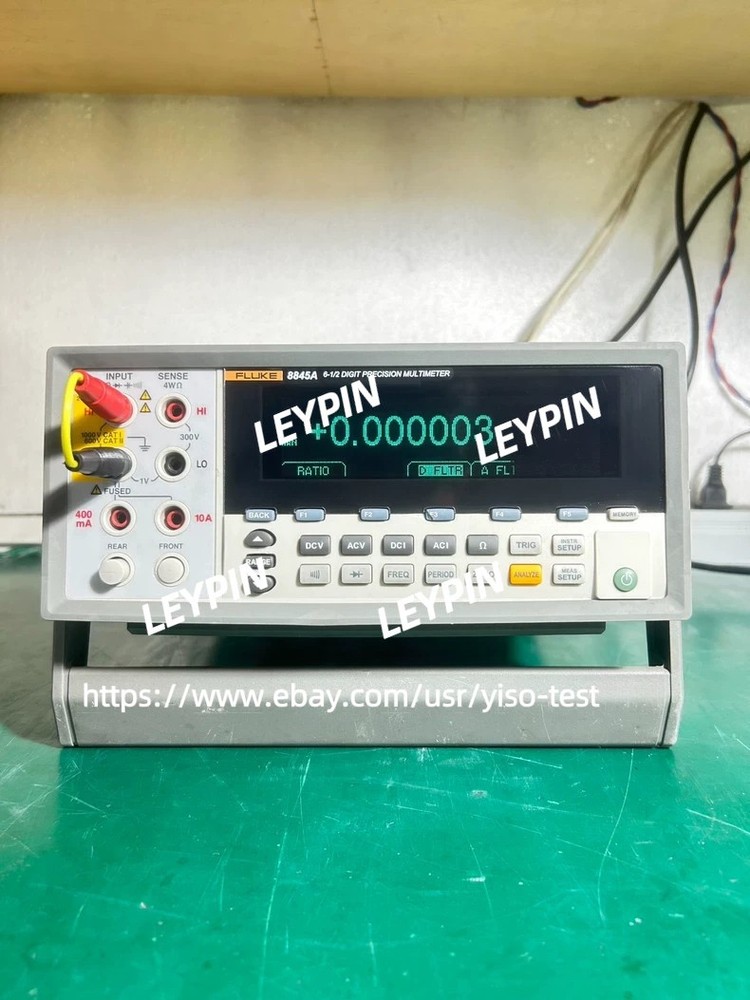 Fluke 8845A Digital Multimeter 6.5 Digit Precision Multimeter #Good function /