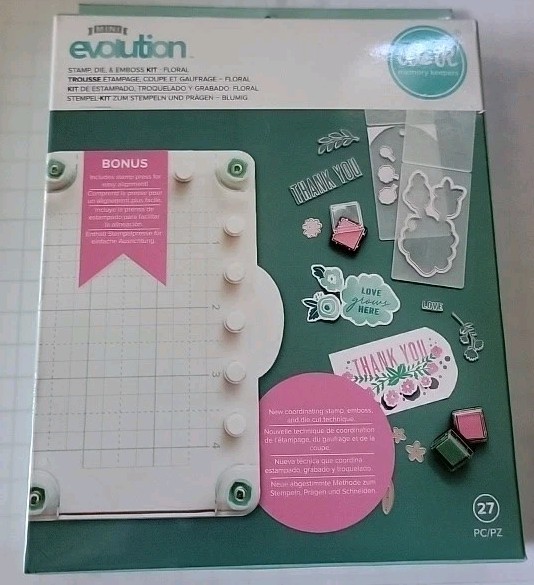 We R Memory Keepers Mini Evolution Stamp Die Emboss Kit