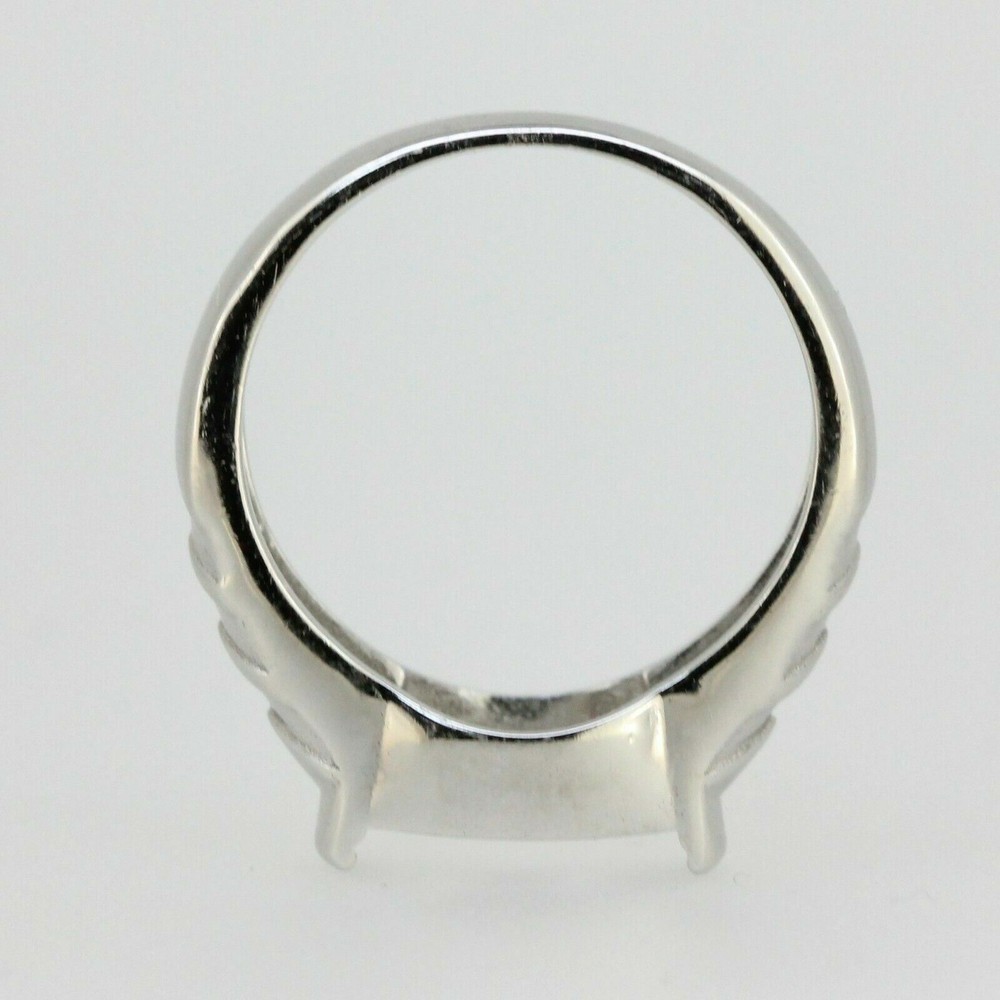 Sterling Silver Semi Mount Ring Setting Oval OV 11x9mm Cabochon