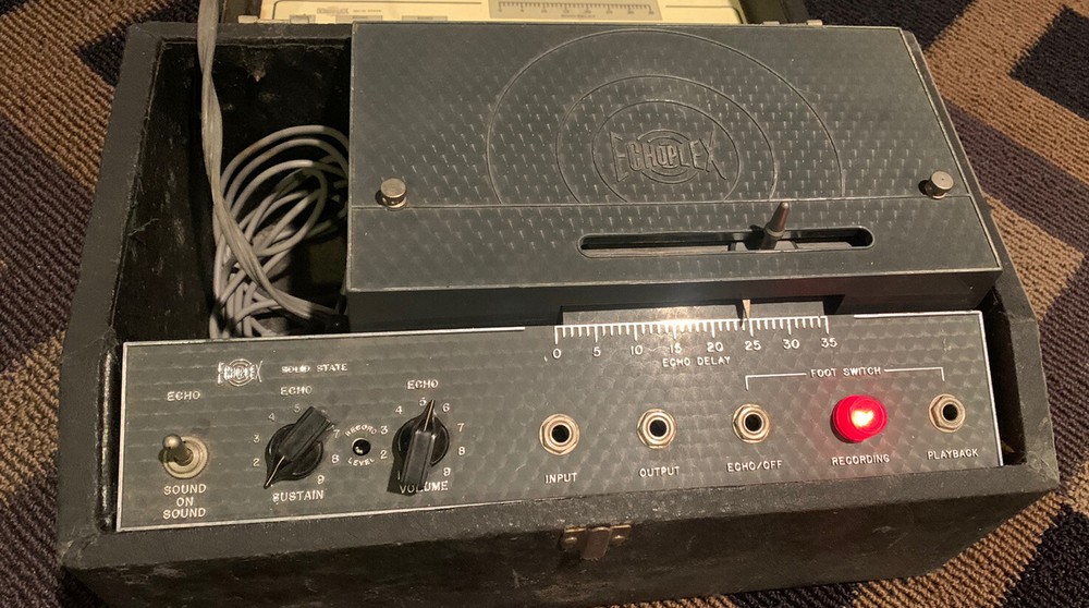 THE FANTASTIC ECHOPLEX ECHO CHAMBER WORKING MAESTRO EP-3 SOLID STATE PLAY TESTED