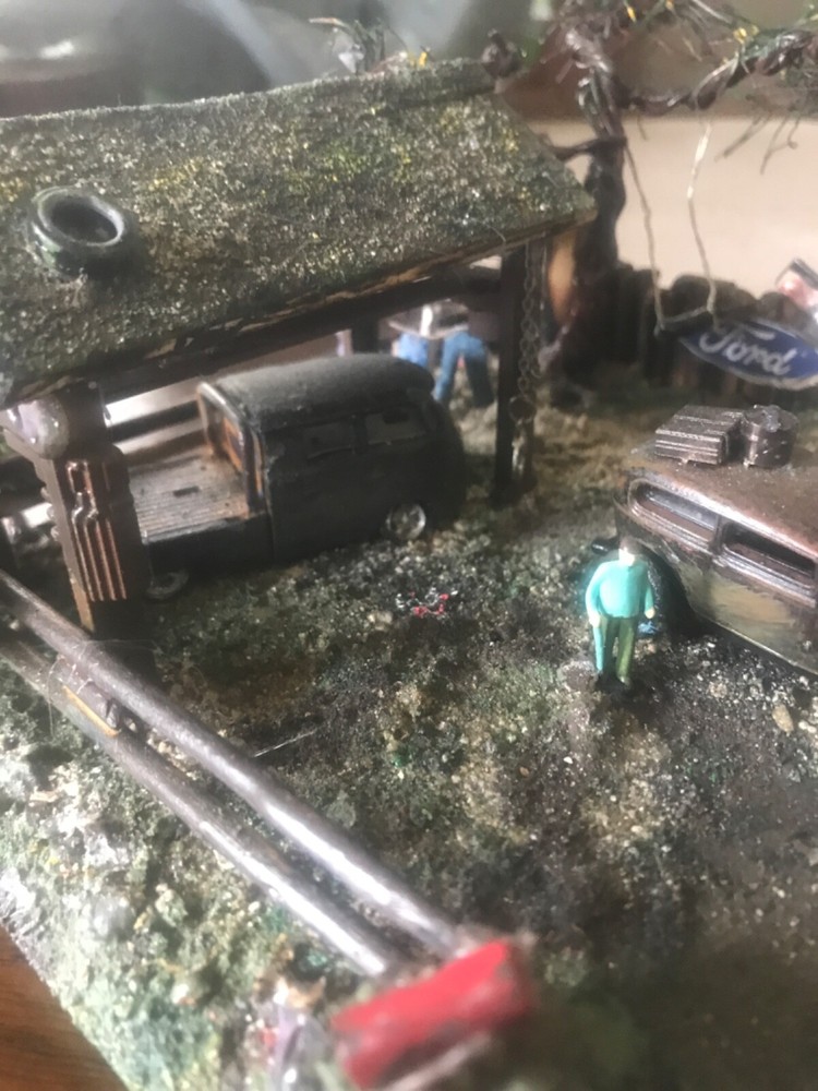 scratch built 1/64 diorama. Detailed look!!!