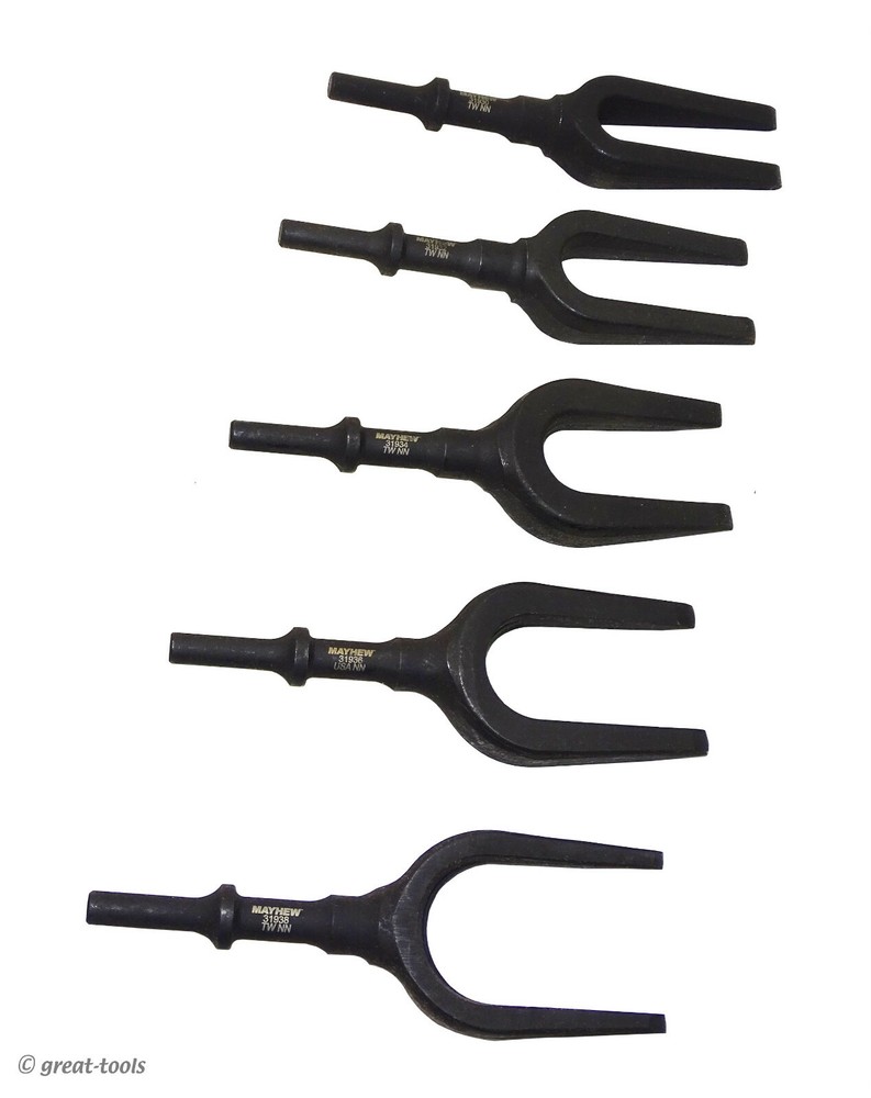 MAYHEW PICKLE FORK SEPARATING SET, air hammer separator kit, tie rod, ball joint