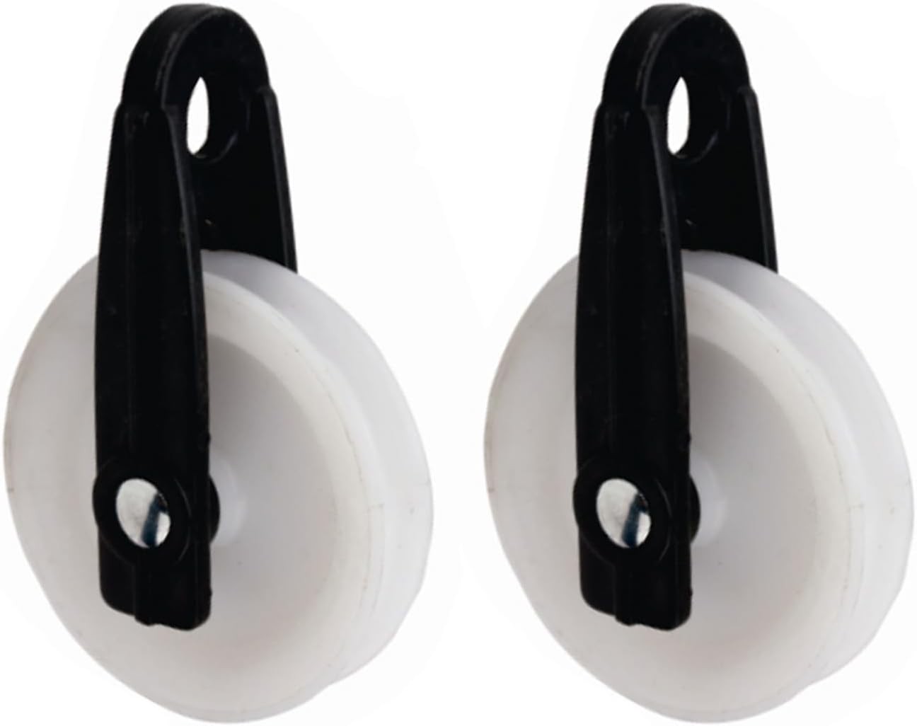 2 PCS Nylon Clothesline Pulley,2-1/2-inch Diameter Nylon Pulley,Outdoor Puller R